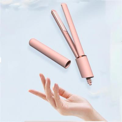 China New Home Curling Iron Mini Hair Straightener Iron Ceramic Straightening Styling Tools for sale