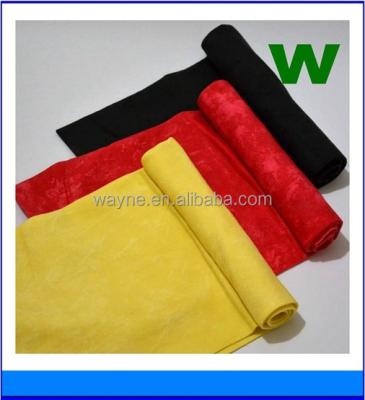 China QUICK DRY Polyvinyl Alcohol Chamois Cloth Red Black Chamois Diving Towel for sale