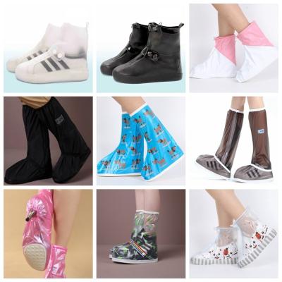 China Flat Heel/High Heel PVC Reuse Running Shoe Dry Step Covers For Rainning On Amazon for sale