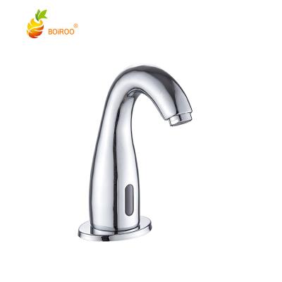 China Hot Selling BOiROO Modern Simple Smart Single Hole Public Place Faucet Sense Basin Sensor Handleless Faucet for sale