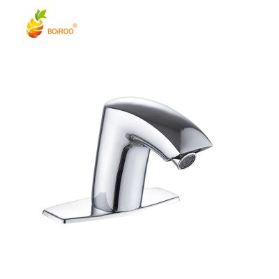 China BOiROO Automatic Hot Sale Modern Sanitary Ware Faucets Single Hole Elctronic Faucet For Bathroom&Public Set No Handle Sink Faucet for sale