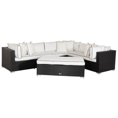 China Traditional Exported Monaco Daybed Sofa With Comfortable Material Aluminum Overseas Comfortable Wicker for sale