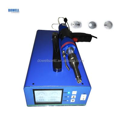 China DW-W28-500 Portable Ultrasonic Plastic Welders Ultrasonic Fertilizer Belt Welder for PP Fertilizer Belt for sale