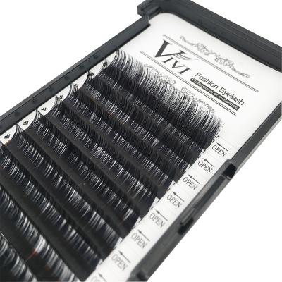 China Natural Soft Eyelash Extension Wick Easy Graft Individual Eye Lashes Different Graft False Eyelashes for sale