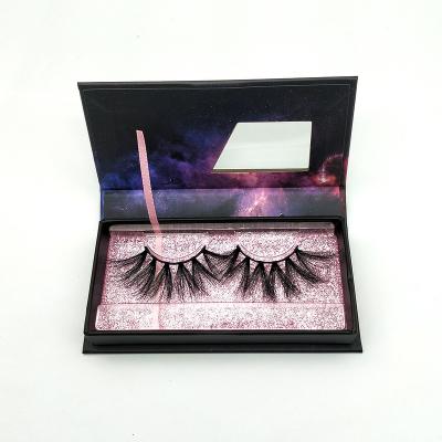 China 25mm Natural Soft Wholesale Unique Faux Mink Lashes With Customize Box for sale