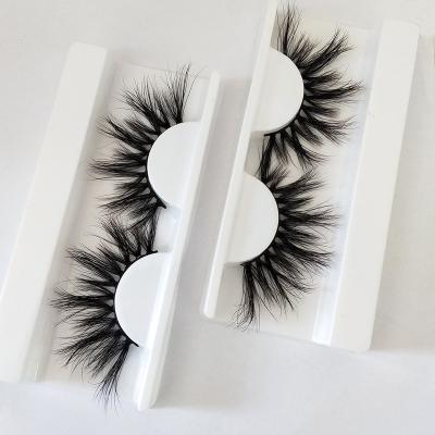 China Private Label 25mm Natural Soft Luxury 3d Mink Eyelashes for sale