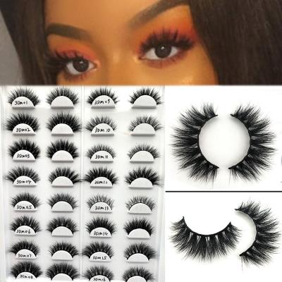 China Natural Soft 3D Mink Eyelashes Private Label for sale