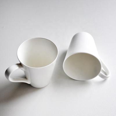 China Sustainable popular top grade ceramic white empty mug for sale for sale