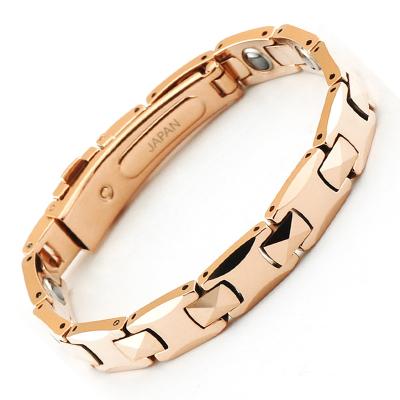 China TUNGSTEN Energinox Studs Solid Tungsten Jewelry Germanium Tungsten Gold Bracelet for sale