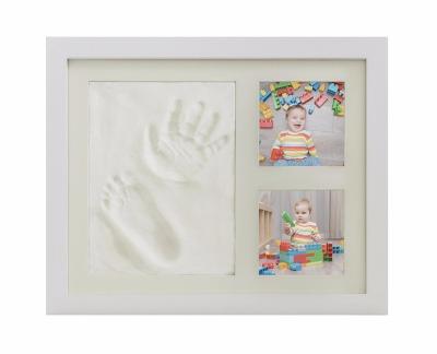 China Baby Handprint Picture Frame Baby Handprint Kit and Footprint Photo Frame for Newborn Girls and Boys, Unique Baby Shower Gifts Set for Recording, Memorable Keep for sale