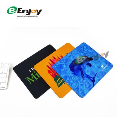 China Custom Anti Slip Rubber Foam Bottom Mousemat Rubber Mouse Mat Pad With Sublimation Print for sale