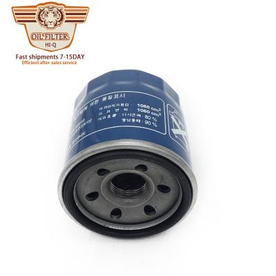 China Metal Auto Spare Parts Korean Car Filter Oil 26300-02500 for sale