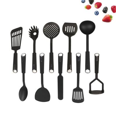 China Sustainable Kitchen Utensils Set 10 Piece Nylon Tools For Nonstick Cookware for sale