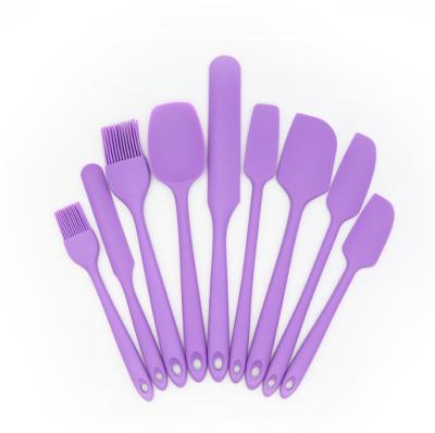 China Sustainable Silicone Kitchen Utensils Silicone Spurtle Set For Unique Cooking Kitchen Accessories for sale