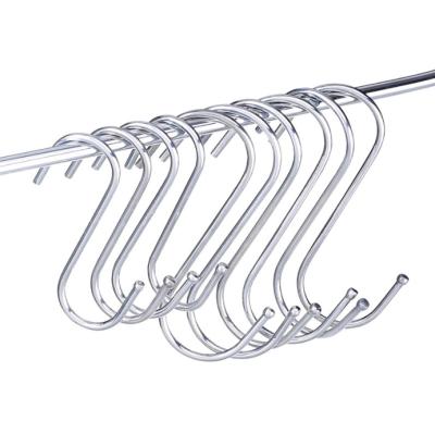 China Sustainable Stainless Steel Metal Hangers Hanging Hooks For Kitchen Workshop Bathroom Garden for sale