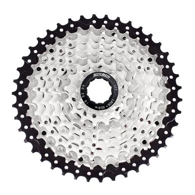 China Steel Wholesale 9S Cassette freewheel 11-42T Cycling Mountain Cassette Sprockets Cassette Bicycle Freewheel for sale