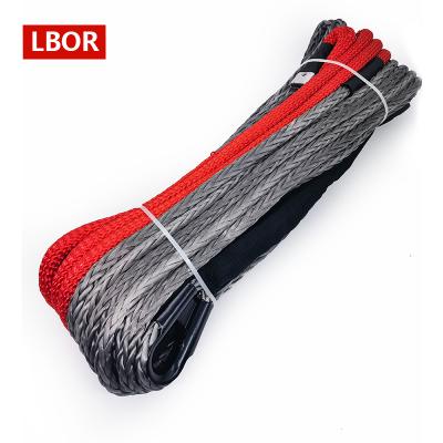 China AUTOMATIC Hand Winch 35/64inch 36500lb Customized Durable 100ft Uhmwpe 14mm Rope For Atv/utv Cable Pulling Winch for sale