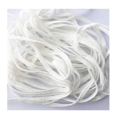 China White Woven Elastic Ribbon Hat Elastic Bar Double Rope Band For Nonwoven Clip for sale