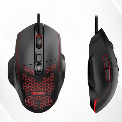 China High DPI 7D 7200DPI Honeycomb Tie Down Ergonomico RGB Lighting Programmable Mouse Gamer Wired Computer Gaming Mice for sale