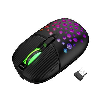 China Features Good Quality High End Custom Logo Ladybug Viper LED Cute Glowing Cute Wireless Mouse for sale