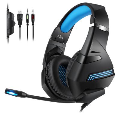 China OEM High Quality Headband PC PS4 Headband Gamer Earphone Wired Gaming Headset Noise Canceling Headphones With MIC for sale