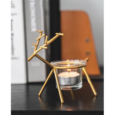 China New Metal Home Candle Holder Creative Nordic Style Home Decoration Candlestick for sale