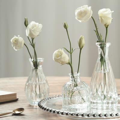 China Wholesale glass flower arrangements of home contemporary Nordic clear hydroponic glass vase decoration vases for sale