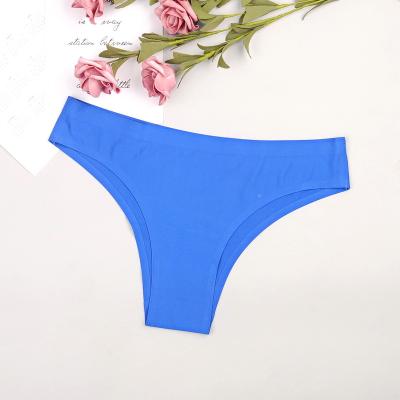 China 2021 Solid Color Antibacterial Women's Panties Ladies Underwear Panties Seamless Crotch Cotton for sale