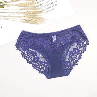 China Antibacterial Crotch Cotton Ladies Panties Lace Up Panties Ladies Briefs Period Panties for sale