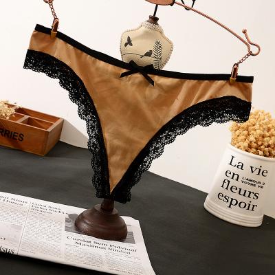 China Antibacterial factory supply custom sexy lace lingerie underwear ladies breathable panties on sale for sale