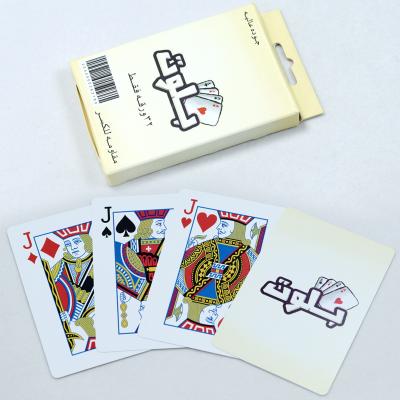 China Customized Linen Coated PVC Poker Waterproof Playing Cards With 100% Plastic Material for sale