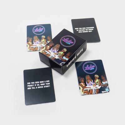 China Normal Version Customized Paper Drinking Party Card Game Custom Designs With Box for sale