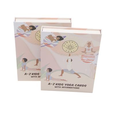 중국 AI Artwork Format Customized Yoga Cards For Kids Learning Education And Fun Designs 판매용