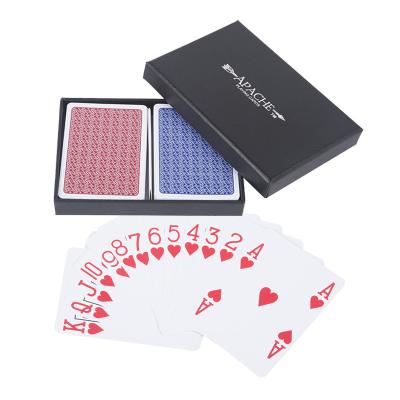 중국 Waterproof Bridge Size Playing Cards 판매용