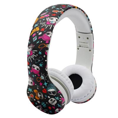 China Hisonic Headband Kids Headphones With Limited Volume And Share Connector For Girls for sale