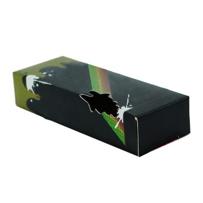 China Recycled Materials Size Color Cartridge 1/2 Gram Custom Packaging Boxes Folding Cardboard Box Logo Printed Empty Carts Box With Window for sale