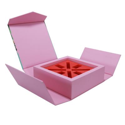 China OEM Printing Hard Paper Boxes Custom Magnetic Display Solid/Recyclable/Magnetic Perfume Jewelry Gift Box Luxury Customization for sale