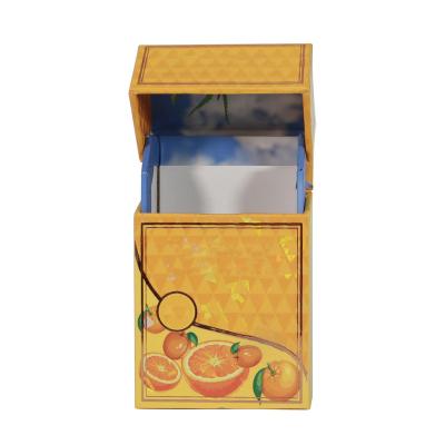 China Recycled Materials Premium Luxury Smokes Cardboard Paper Clamshell Box Packaging Flip Top Cigarette Boxes for sale