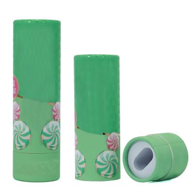 China Hard/Recyclable Style/Drawer/Child Safe Custom Made Round Paper Tube With UV Printed EVA Cartridge Packaging Sponge Design Custom Logo With Child Safe for sale