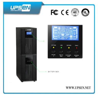 China High Frequency Pure Sine Wave 6-10kva Online Ups For Bank ATM Machine for sale