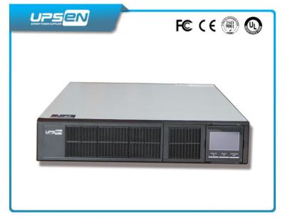 China Single Phase 1KVA / 2KVA 3KVA Double Conversion Online UPS Rack Type For Servers / Data Center for sale