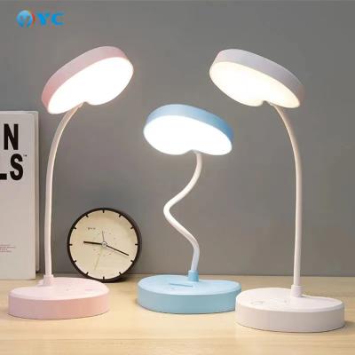 China Modern Eye Protection Table Read Light Student Rechargeable Plug Bed Front Bedroom Sleeping Adjustable Writing Night Dual Use Desk Lamp for sale