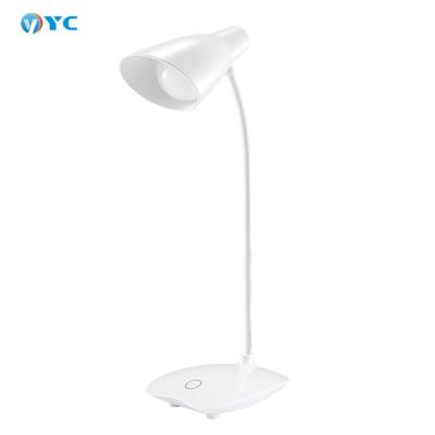 China Hot Sale Modern DC 5V USB Dimmable Charging Left Touch Switch Design Rechargeable Desk Lamp for sale