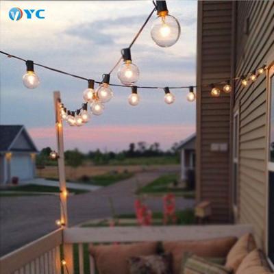 China Waterproof G40 LED String Light G40 LED String Light Christmas Tree Decoration Light Outdoor Patio Reception Copper Wire CE 120V CE Standard for sale