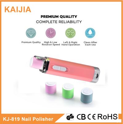 China 2016 Dead Skin Nail Care System File Buff Shine Electronic Nails With OEM Logo for sale