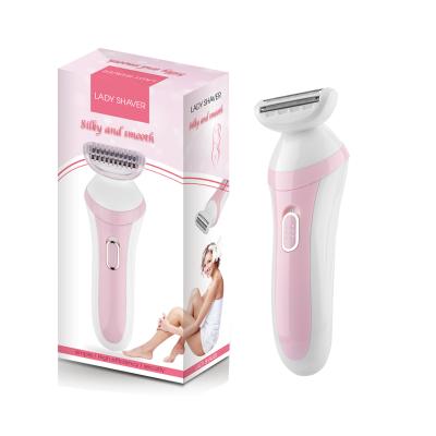 China Portable Mini Painless Battery Powered Lady Shaver For Women, Body Hair Remover For Leg for sale