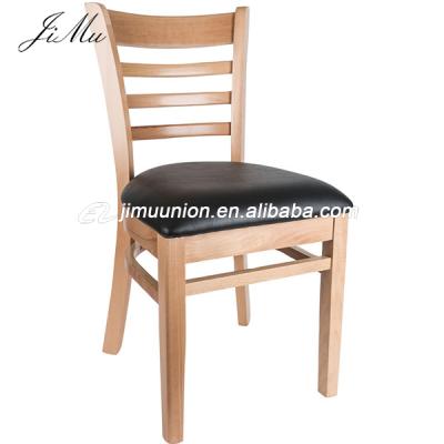 China Wholesale Rubber Wooden Restaurant Chair Frame Fast Food Restaurant Dining Dining Chairs for sale