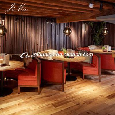 China Wholesale Custom Modern Restaurant Furniture Used Black Seating Round Restaurant Booths for sale