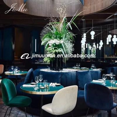 China Commercial Hotel Sofa Furniture Sets Design Restaurant Luxury Table And Chairs For Restaurant for sale