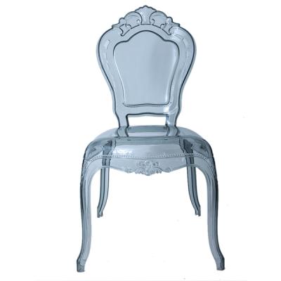 China Wholesale Modern Stackable Resin Hotel Event Chair Wholesale Vogue Bella Princess Acrylic Plastic Transparent Wedding Party Chairs for sale